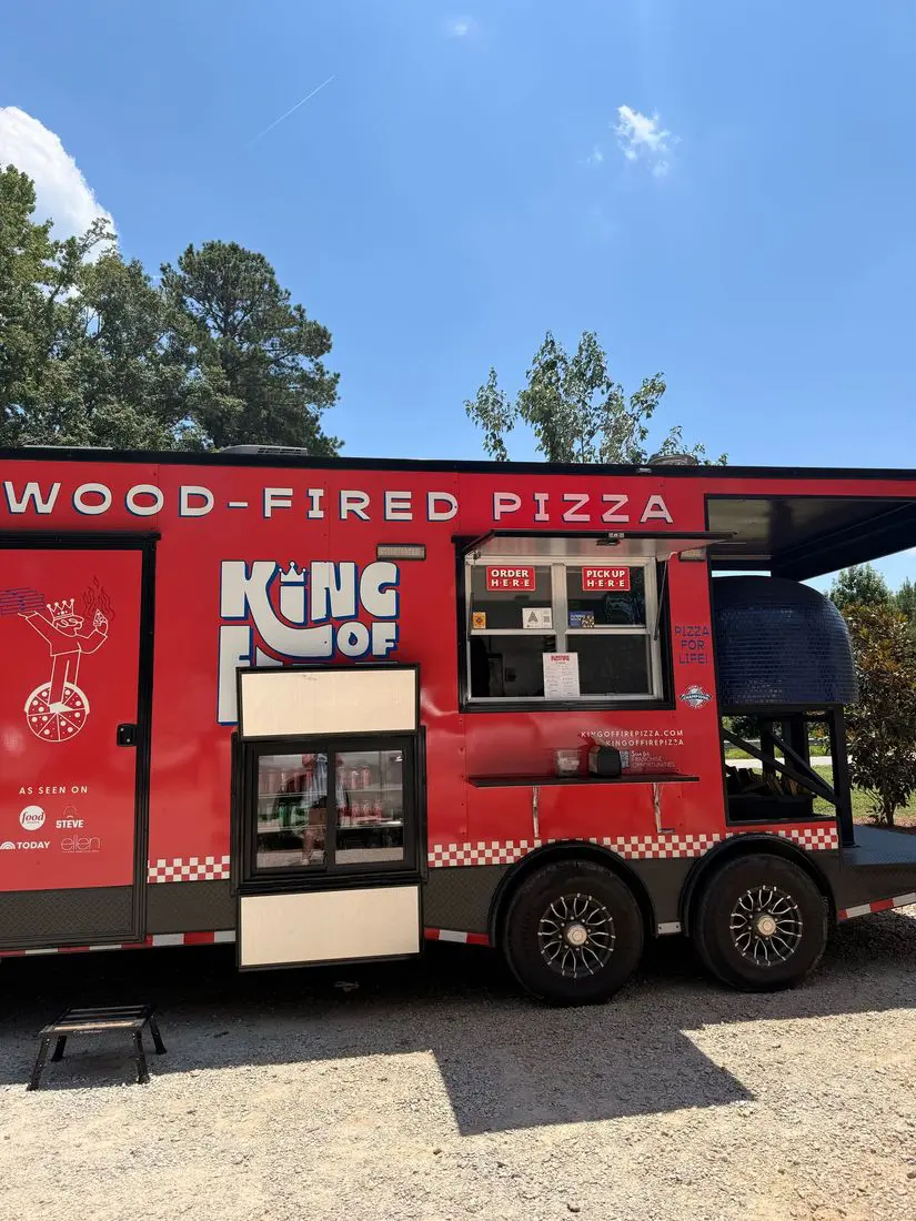 King of Fire wood-fired pizza truck